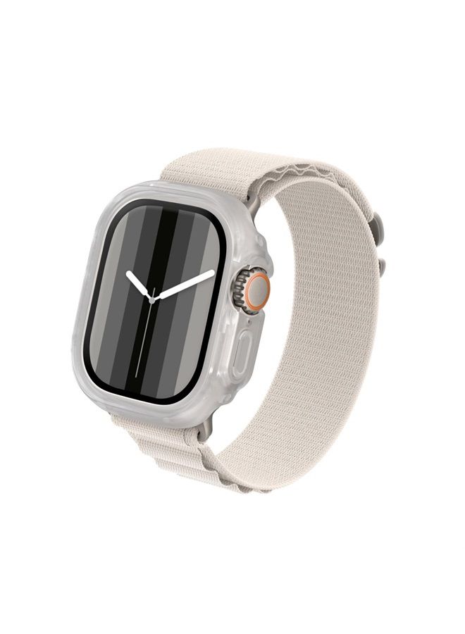 RHINOSHIELD Bumper Case Compatible with Apple Watch Ultra - [49mm] | Slim Protective Cover - Lightweight, Shock Absorbent, Non-Slip - Transparent - Image 1