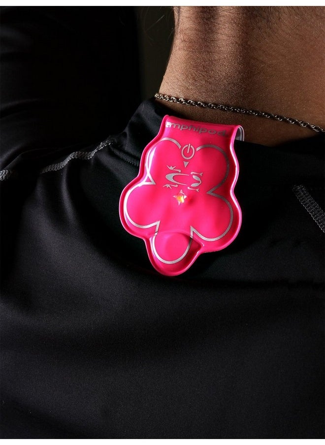 Amphipod Vizlet Led Flashing Wearable Led Reflectors Twin Pack Pink Flower One Size  - Image 4