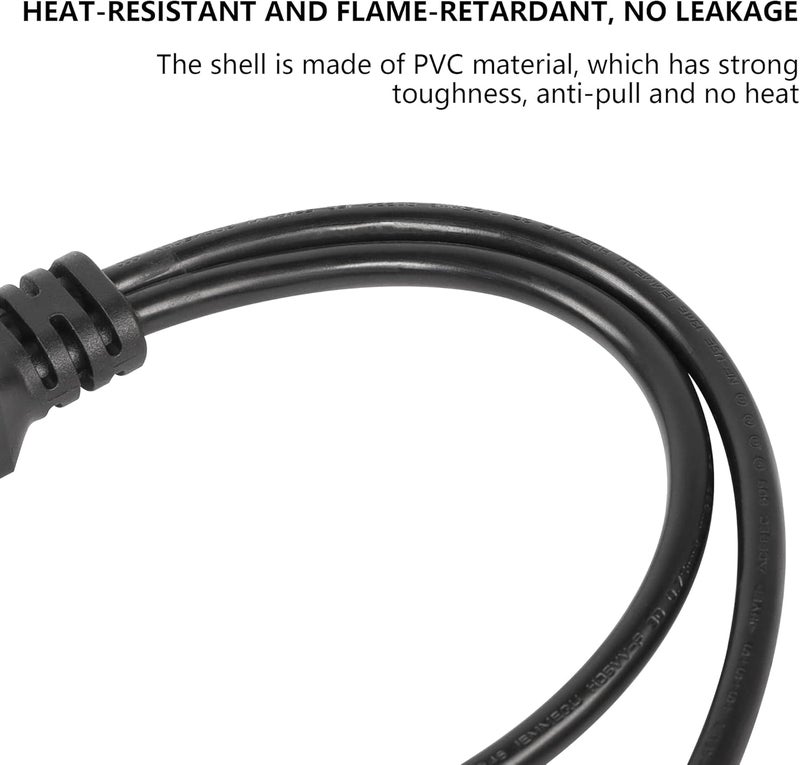 SinLoon IEC 320 C20 to C19520R Power CordC20 Male to C19520R Y Splitter Adapter Extension Power Cable Cord Black C20 to C19520R - Image 4