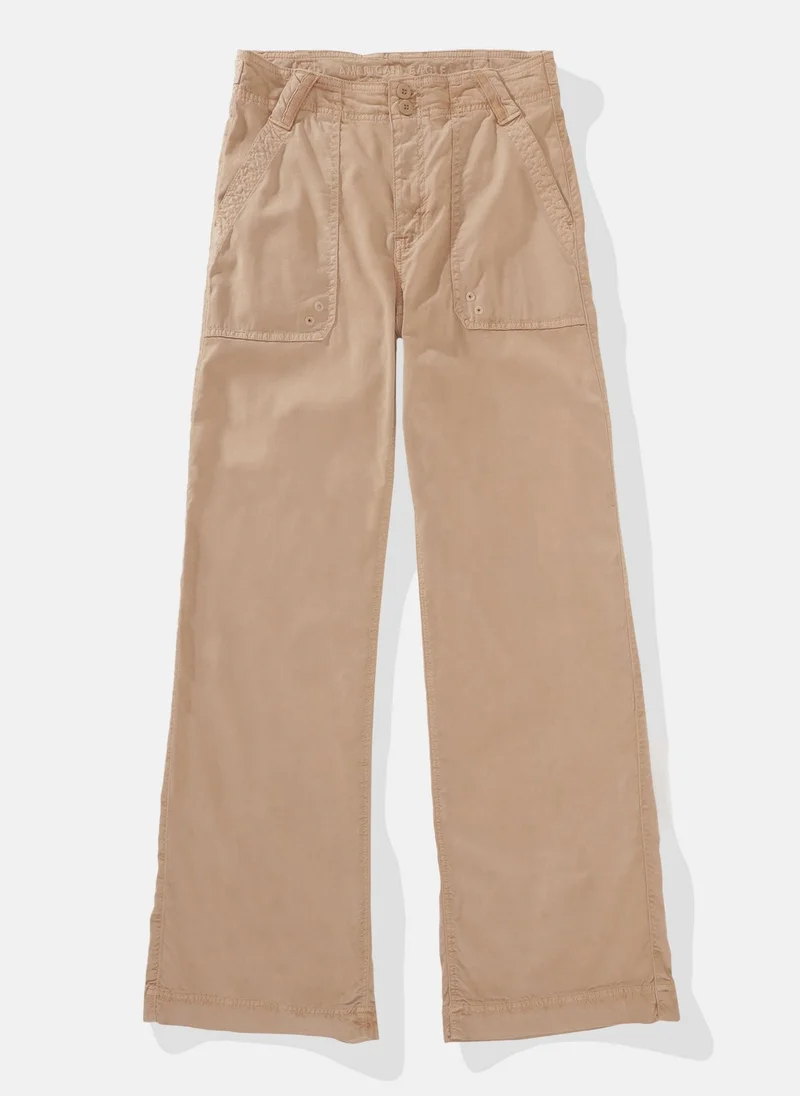 امريكان ايجل Dreamy Drape High-Waisted Baggy Wide-Leg Pants