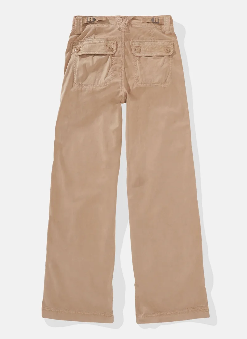 امريكان ايجل Dreamy Drape High-Waisted Baggy Wide-Leg Pants