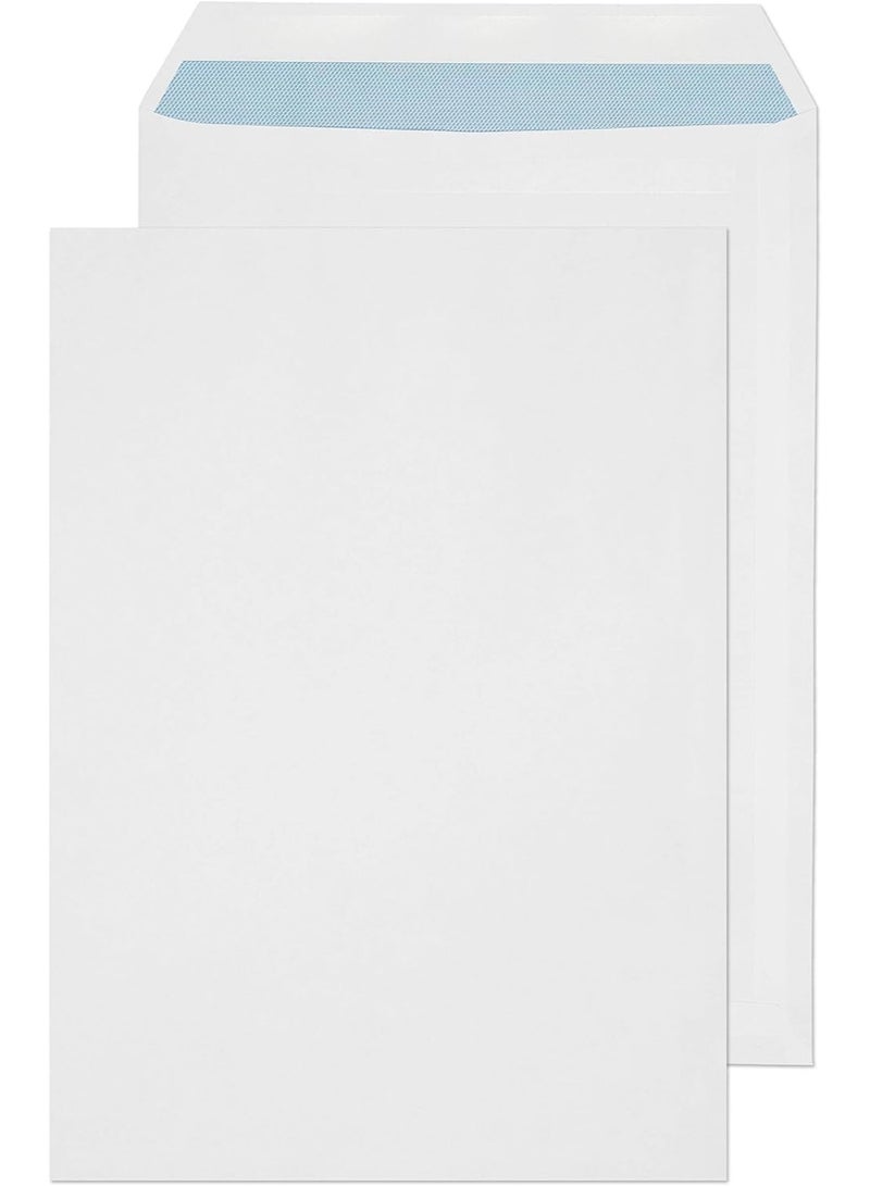 MOMENT A4 Envelopes, 324 x 229 mm 100g Self Sealing Mailing Envelope for Posting mailing Home Office and Ecommerce, A4 Envelopes Business Envelopes Pack of 50 (White) - Image 1