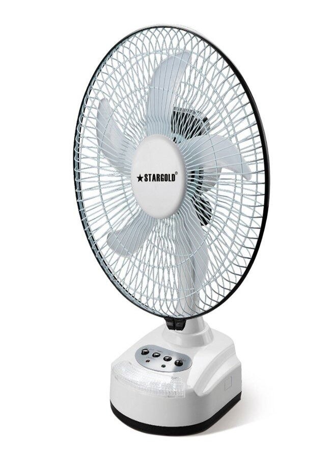 Stargold Rechargeable & Portable Desktop Cooling Fan With Bright Night Light  - Image 1