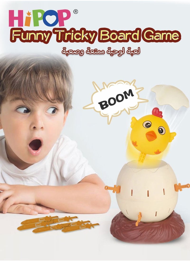 HIPOP - Tricky And Funny Family Games,Insert Carefully,Family Interactive Board Game - Image 1