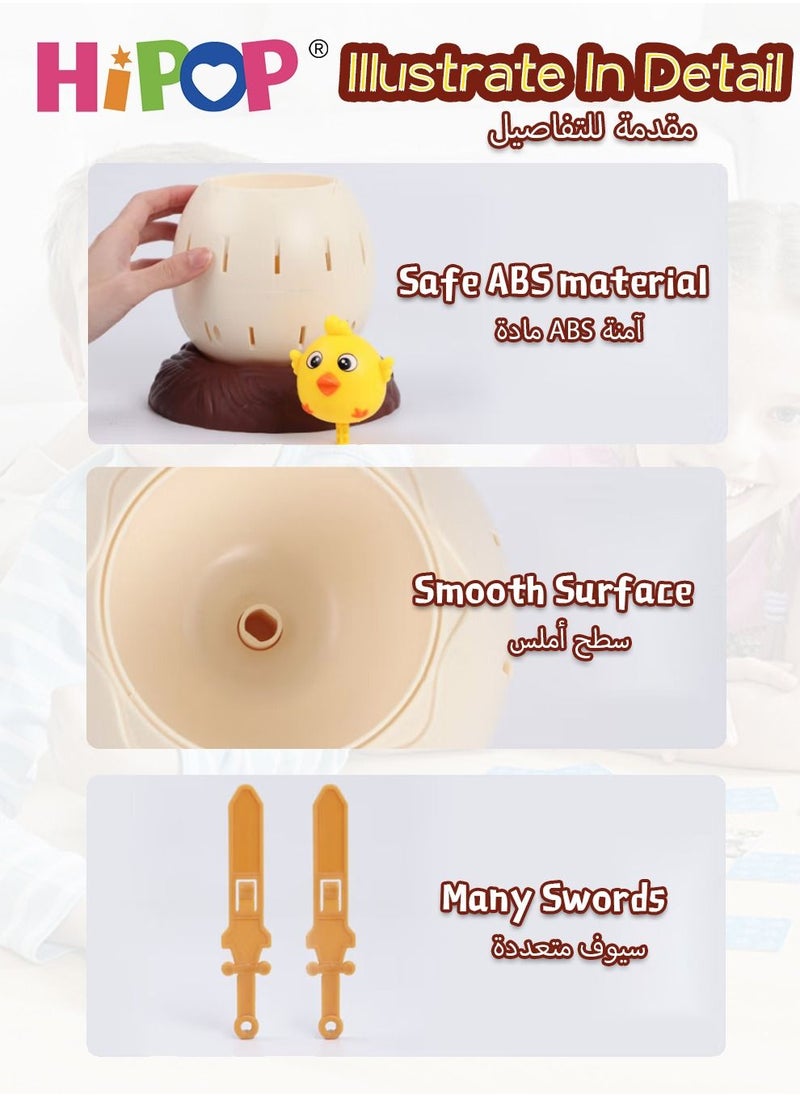 HIPOP - Tricky And Funny Family Games,Insert Carefully,Family Interactive Board Game - Image 1