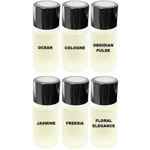 KESOCI Car Air Freshener Refill Liquid Set of 6 x 10 ML Smart Car Air Freshener Refill Car Fragrance Refill Car Diffuser Refill Emotional Fragrance Collection - Image 1