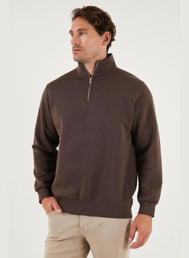 Buratti  Buratti Cotton Regular Fit Stand Collar 2-Pack Sweat Men's SWEAT 59052592S2 for Men | Best Price UAE