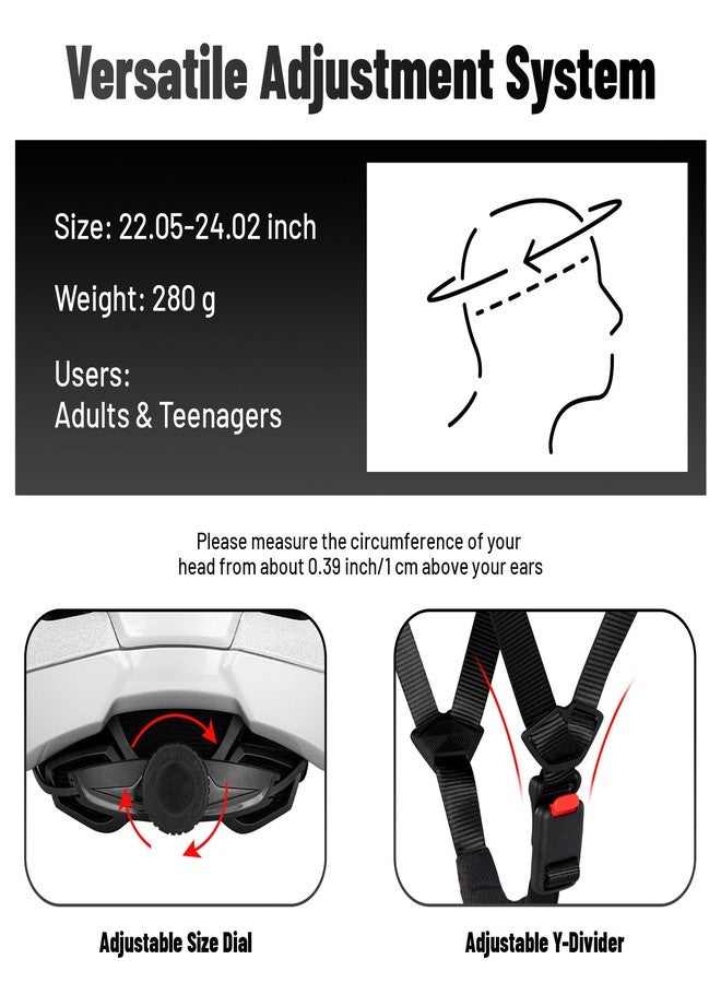 SIFVO Adult Bike Helmet, SIFVO Road Bike Helmet Adjustable, Magnetic Buckle Lightweight Cycle Helmet for Men and Women Commuting Cycling Scooter Helmet - Image 5