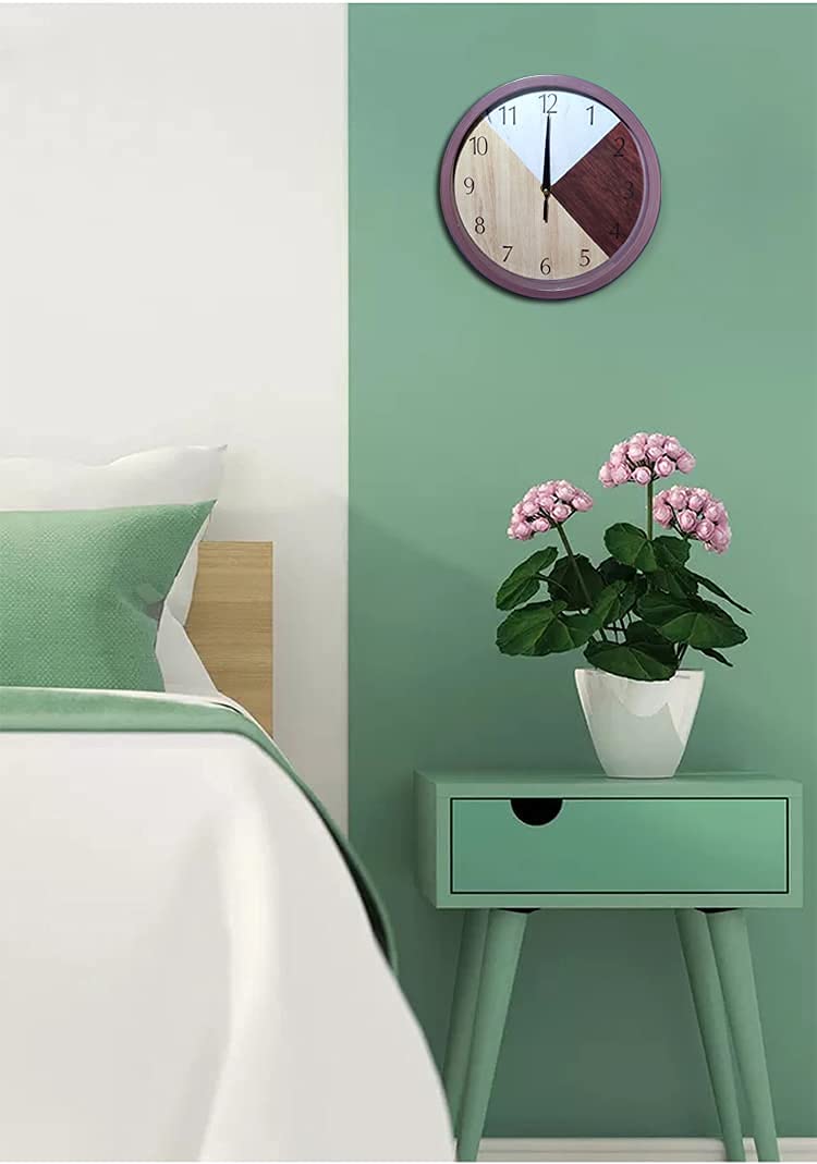 SEMITO Decorative Wall Clock for Living Room Bedroom Kitchen Study Room and Office Non Ticking Silent Movement (Abstract Design 25Cm) - Image 3