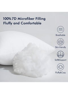 Generic MIULEE Throw Pillow Insert Premium Pillow Stuffer Sham Rectangle for Decorative Cushion Bed Couch Sofa 12x20 Inch  - Image 4