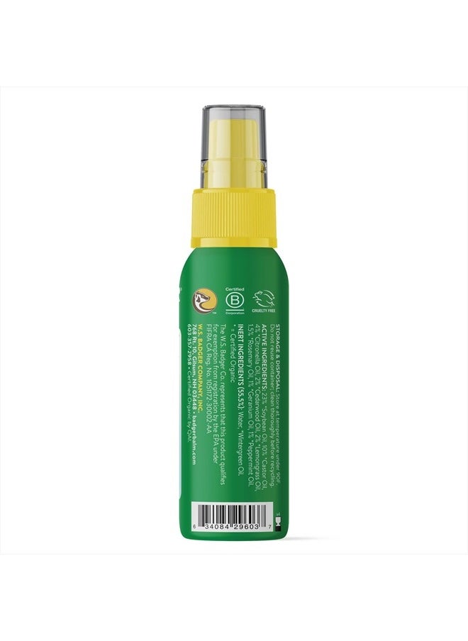 Badger - Bug Spray, Non-DEET Mosquito Repellent with Citronella & Lemongrass, Natural Bug Spray for People, Family Friendly Bug Repellent, 2.7 fl oz (2 Pack) - Image 1