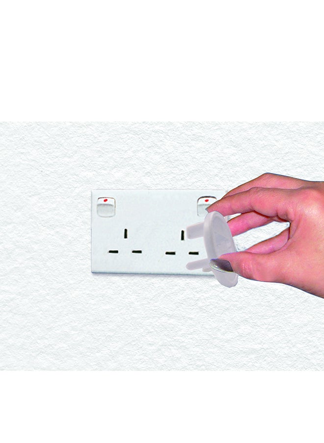 dreambaby Pack Of 6 Socket Covers UK, White  - Image 5