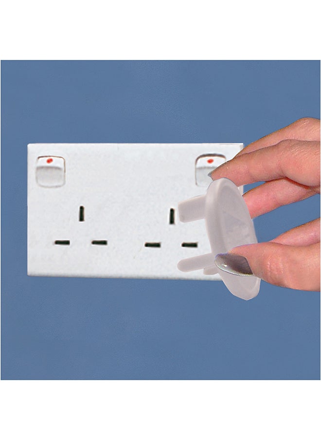 dreambaby Pack Of 6 Socket Covers UK, White  - Image 4