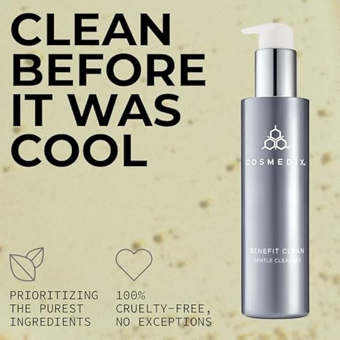 COSMEDIX Benefit Clean Gentle Face Wash Gel – Hydrating Cleanser for Women & Men – Moisturizing Facial Cleanser & Pore Minimizer for All Skin Types – Makeup Remover for Glowing Skin – 150 ml / 5 fl oz - Image 5