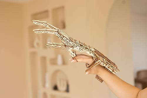 Wood Trick Cyber Robotic Hand 3D Wooden Puzzles for Adults to Build - Wooden Models Engineering DIY Project Mechanical 3D Puzzles Model Kits for Adults - Image 2