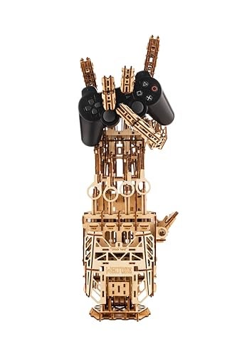 Wood Trick Cyber Robotic Hand 3D Wooden Puzzles for Adults to Build - Wooden Models Engineering DIY Project Mechanical 3D Puzzles Model Kits for Adults - Image 5