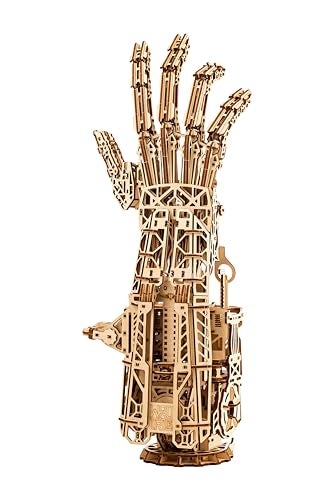 Wood Trick Cyber Robotic Hand 3D Wooden Puzzles for Adults to Build - Wooden Models Engineering DIY Project Mechanical 3D Puzzles Model Kits for Adults - Image 1