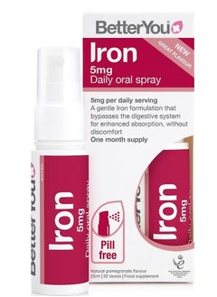 BetterYou BetterYou iron 5mg daily oral spray 25mL 