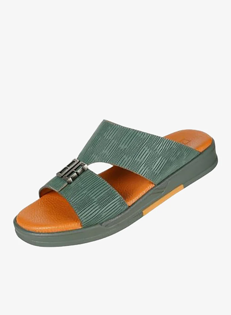 008-3650 Barjeel Uno Mens Arabic Sandals MSA139 Green