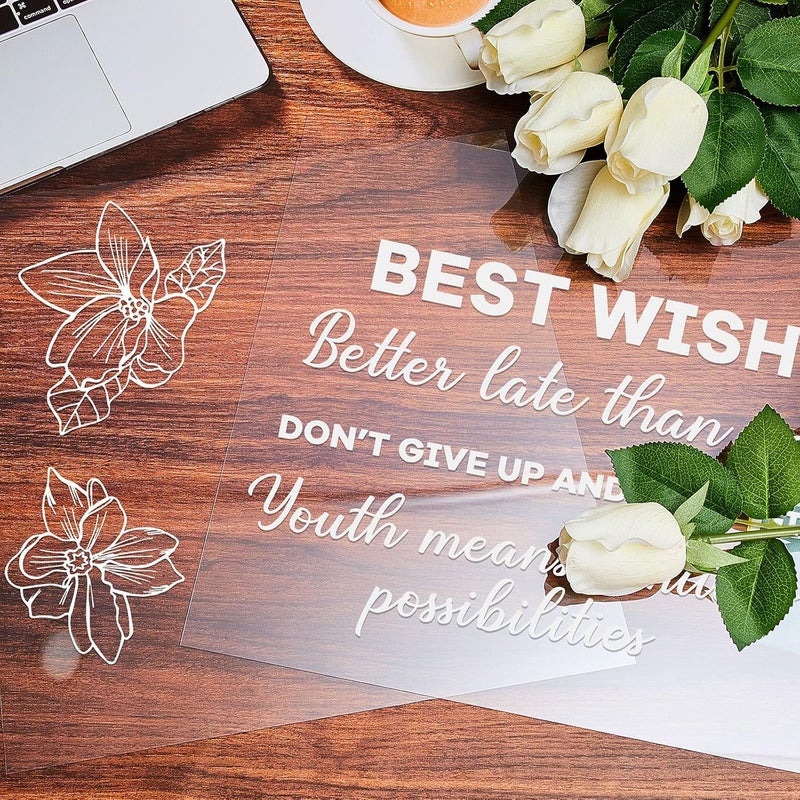 klarako Polycarbonate Sheets Clear Plastic Sheet Thin Rigid Plastic Sheet Clear Polycarbonate Sheet Shatter Resistant Plastic Sheets for DIY Crafts Document Picture Frames (12 x 12 x 0.02 Inch) - Image 4