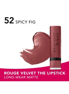 BOURJOIS PARIS Rouge Velvet The Lipstick - 52 - Spicy Fig, 2.4 g  - Image 2