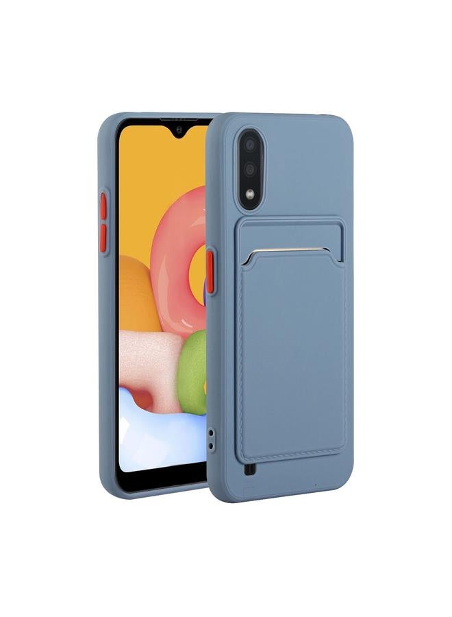 إيروريكس جراب لهاتف Samsung Galaxy A01 بتصميم فتحة بطاقة، جراب واقٍ مقاوم للصدمات مصنوع من مادة TPU - Image 1