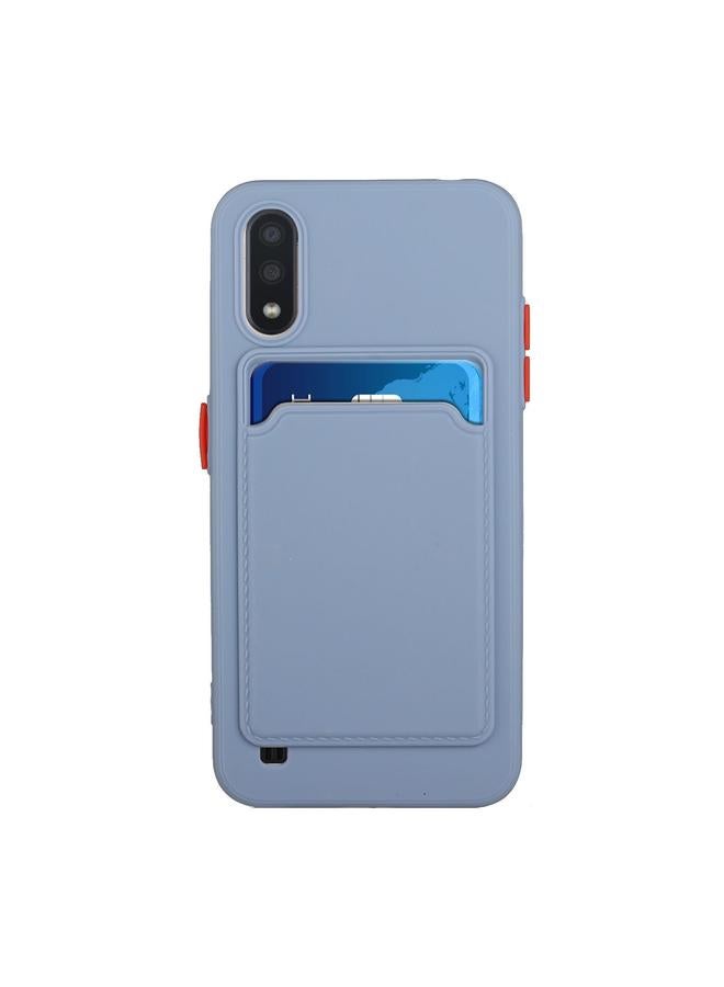 إيروريكس جراب لهاتف Samsung Galaxy A01 بتصميم فتحة بطاقة، جراب واقٍ مقاوم للصدمات مصنوع من مادة TPU - Image 2