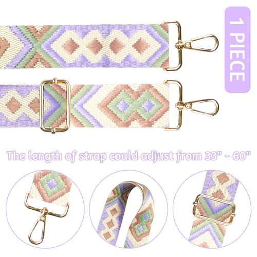 Grosun Purse Strap Crossbody Straps for Purses Bag Strap Shoulder Strap Guitar Strap Purse Replacement Straps for Handbags - Image 2