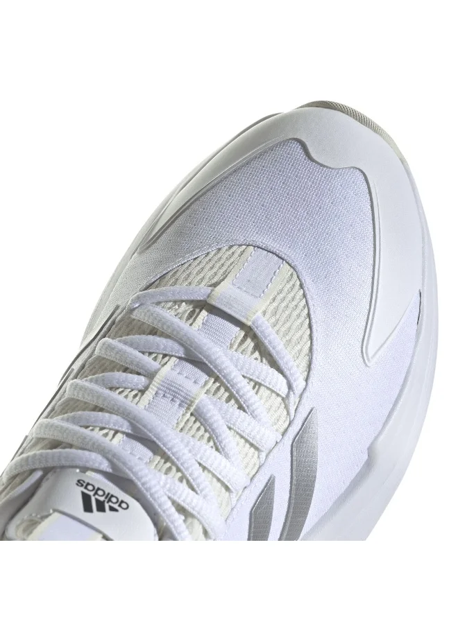 adidas ألفا إيدج + سنيكرز جري أبيض 3.5