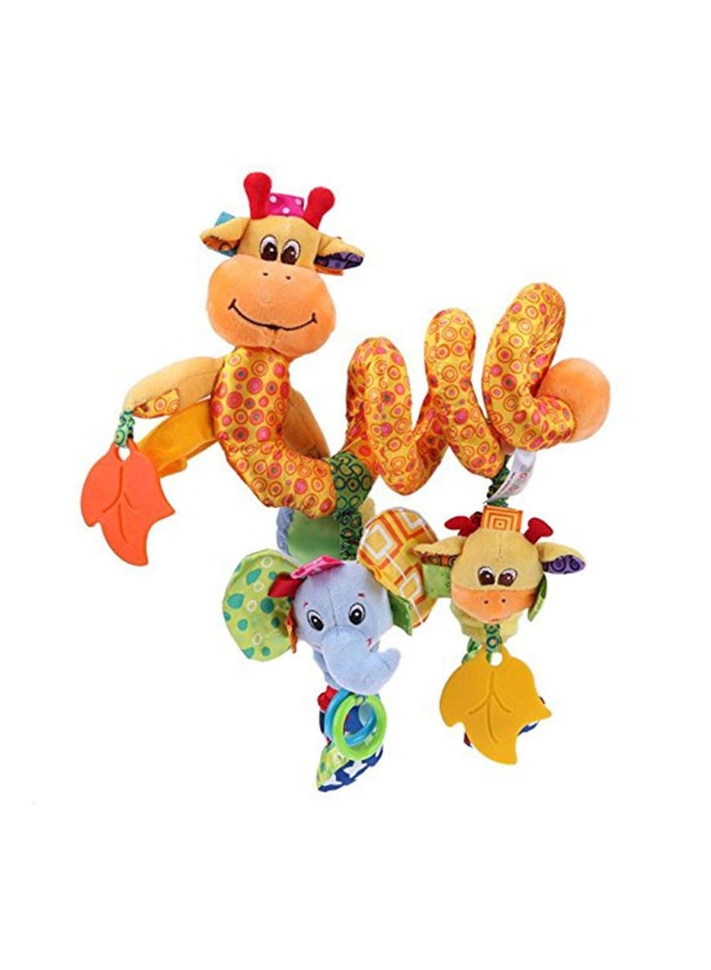Hanging Stroller Toys for Car Seat Baby Stroller Plush Toys Giraffe Decoration Toy for Infants Toddlers - Image 1