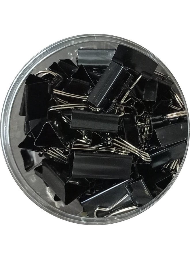 IMPRINT Metal Binder Clips Black Paper Clip 32 25 19 15 MM Binder Clips 24 of Each Size, Total 96 PC's Stationery Binding Supplies for Loose Papers, Files, DIY, Office and School Use - Image 3