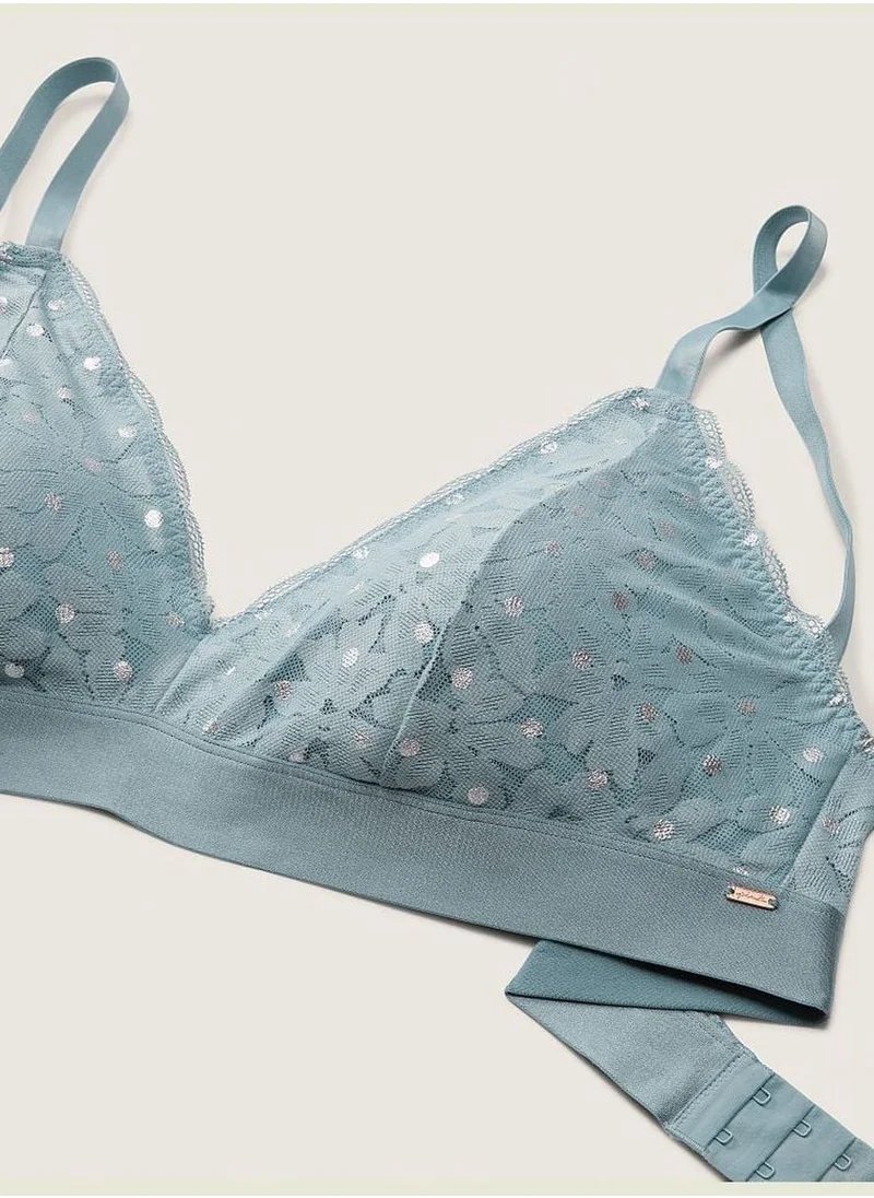 PINK Lace Triangle Bralette
