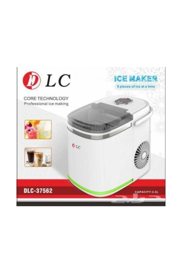 Professional Ice Maker with Core Technology – 2.2L Capacity, Portable Design, Food-Grade Exhaust Port, Ideal for Office & Home