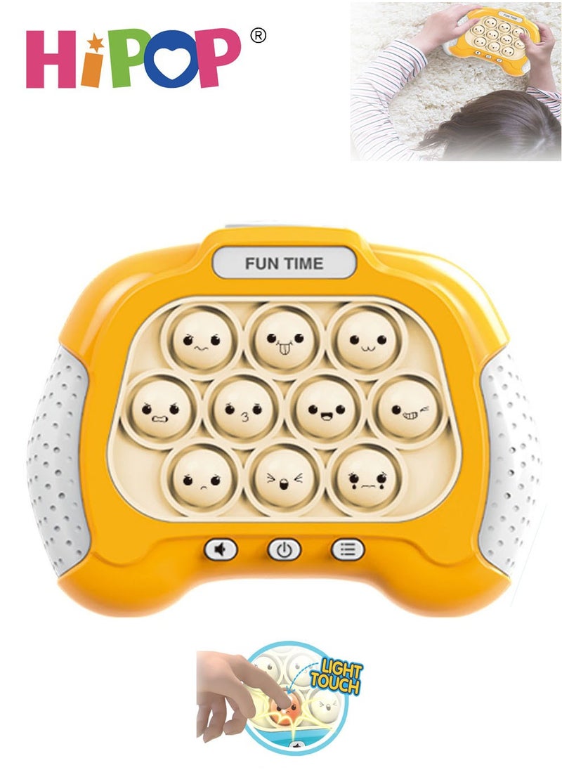HIPOP - Kids Fidget Toys with Expression,Children's Whack-A-Mole Games,Fast Push Bubble Game,Parent-Child Interactive Games,Quick Push Game Toy,Multiple Modes - Image 1