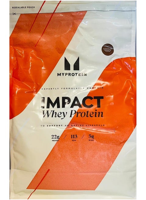 MYPROTEIN IMPACT WHEY CHOCOLATE SMOOTH  FLAVOR  - 2.5KG - 100 SERVE