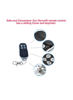 هيركليفت قطعتان من جهاز التحكم عن بعد لباب المرآب من شركة Herculift، ومحرك الطاقة، ومحرك الدفع، والزامل، والرافعة الطويلة، والمحرك الفائق، والمزيد  - Image 4
