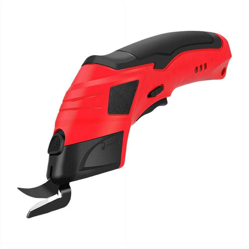 Cordless Electric Scissors with Two Blades(45°+75°), Electric Cardboard Cutter Electric Fabric Scissors for Fabric, Carpet, Leather, Cardboard - Image 1