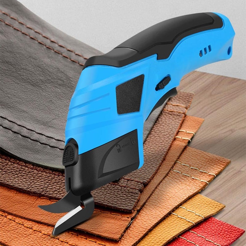 Cordless Electric Scissors with Two Blades(45°+75°), Electric Cardboard Cutter Electric Fabric Scissors for Fabric, Carpet, Leather, Cardboard - Image 3