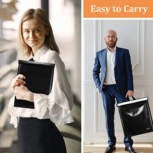 Hodufy 5 Pack Faraday Bags, Extra Large Faraday Bag for Laptops & Tablets & Radio & Car Keys, Faraday Cage with Handle, Fireproof & Water Resistant Faraday Pouch, Faraday Key Fob Protector - Image 2