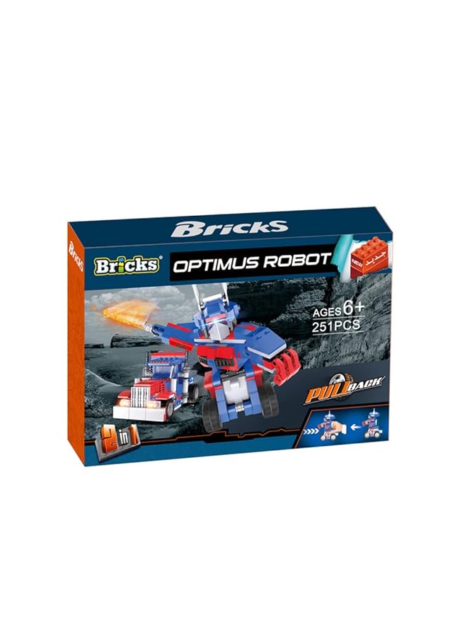 Bricks Blocks Optimus Robot 251Pcs - Image 5