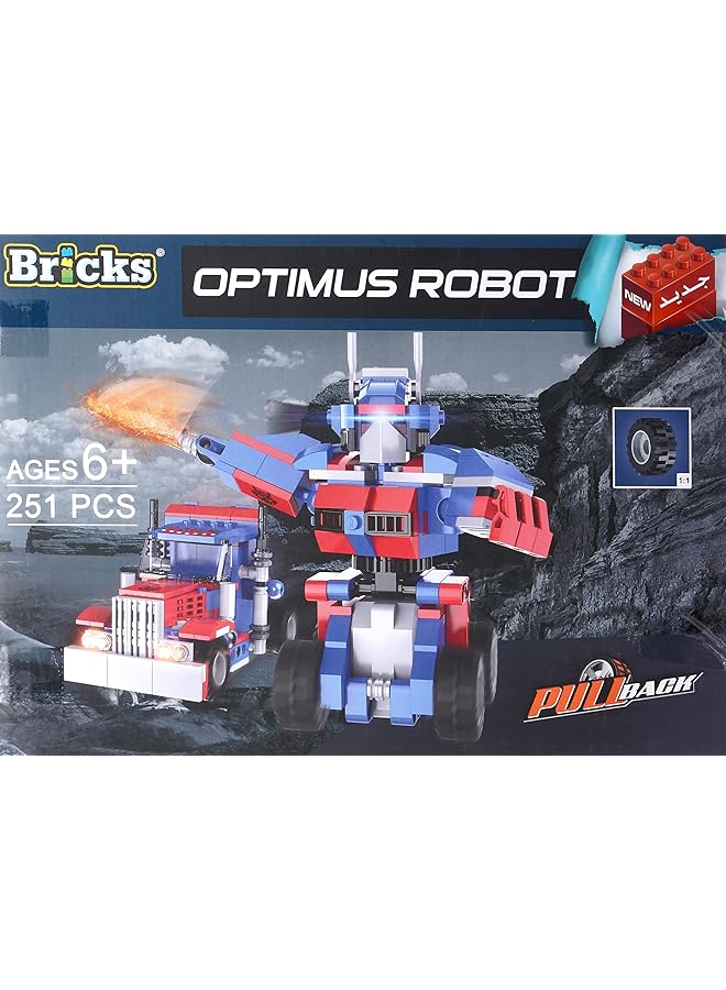Bricks Blocks Optimus Robot 251Pcs - Image 2