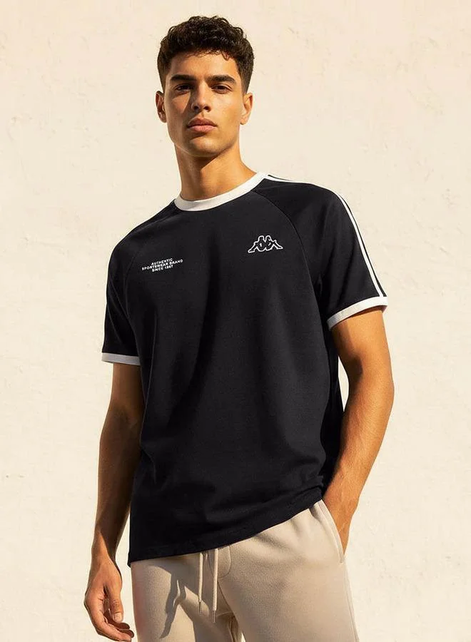 Kappa Kappa Men 2 Way Stretch Printed T-shirt