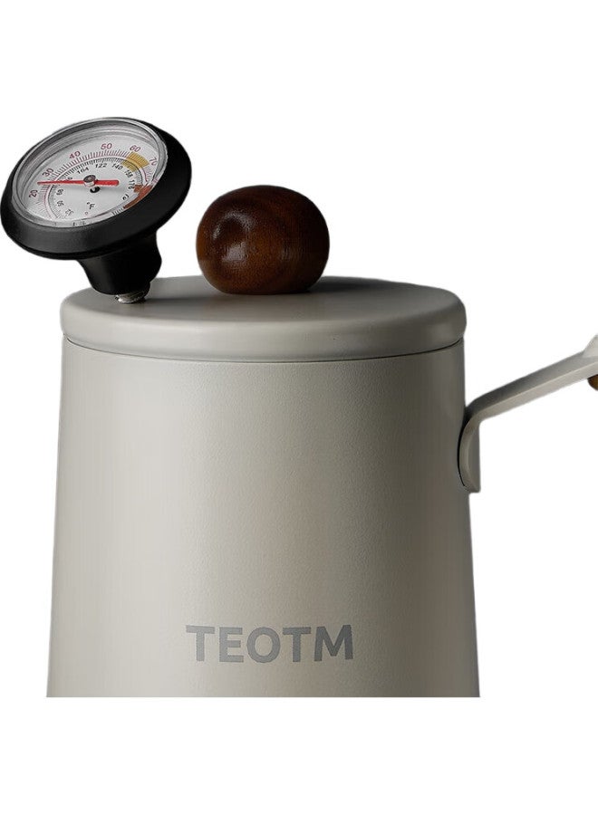 Teotm Pour-Over Coffee Maker, 304 Stainless Steel, Home Use, Drip Coffee Pot, Long Spout, Narrow Mouth, Manual Pour-Over Coffee Maker - Image 1