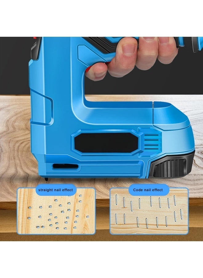 M MIAOYAN Electric stapler, two-in-one lithium-ion electric stapler, cordless woodworking stapler and cordless stapler set (with staples) and USB charger, DIY interior decoration electric stapler - Image 3