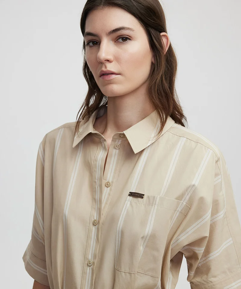 ابيكول Striped Poplin Dress