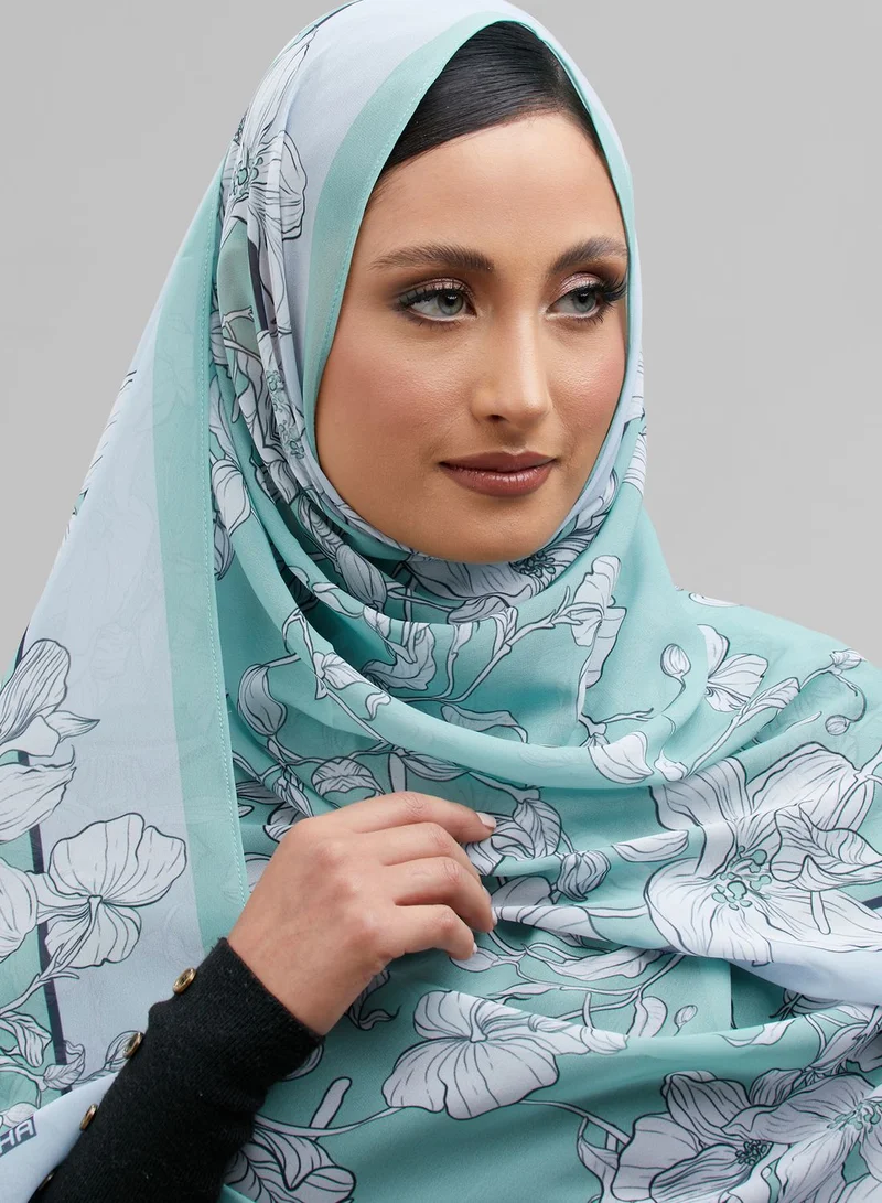 KASHKHA Flower Print Hijab