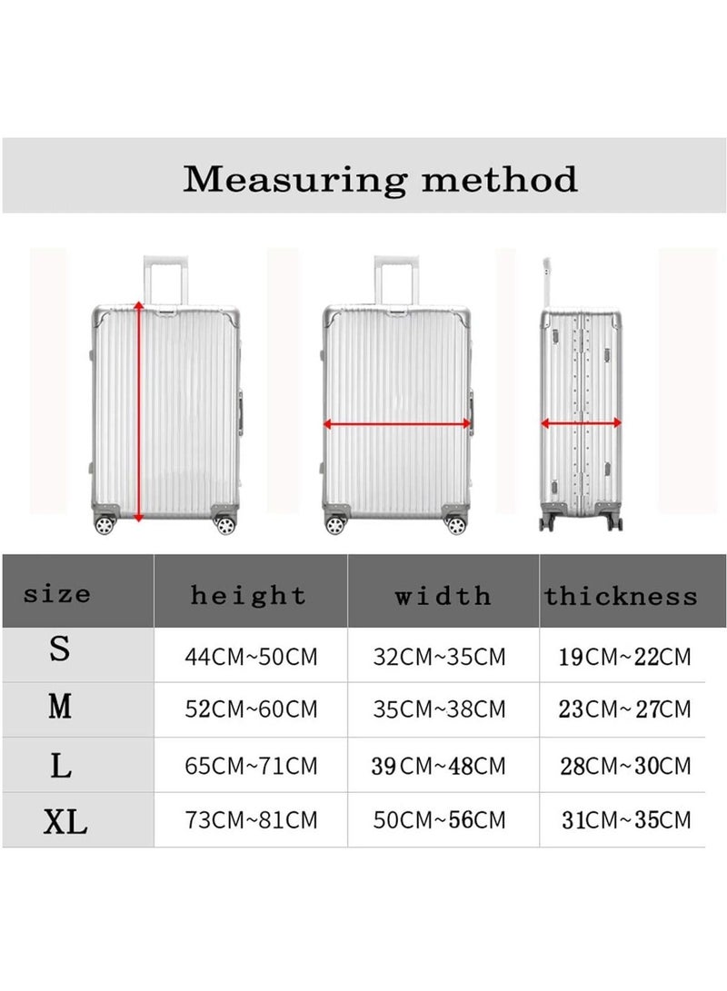 GGEROU غطاء الأمتعة، واقي حقيبة سفر قابل للغسل، غطاء حقيبة مضاد للخدش يناسب 18-32 بوصة - Image 5
