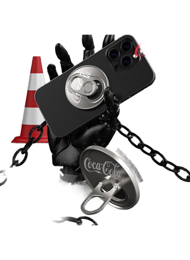 Coca-Cola T14 Coca-Cola Magnetic Phone Stand Creative Ring Buckle Suitable For Apple Huawei Android Phone Case Rotatable Lazy Drama Artifact - Image 1