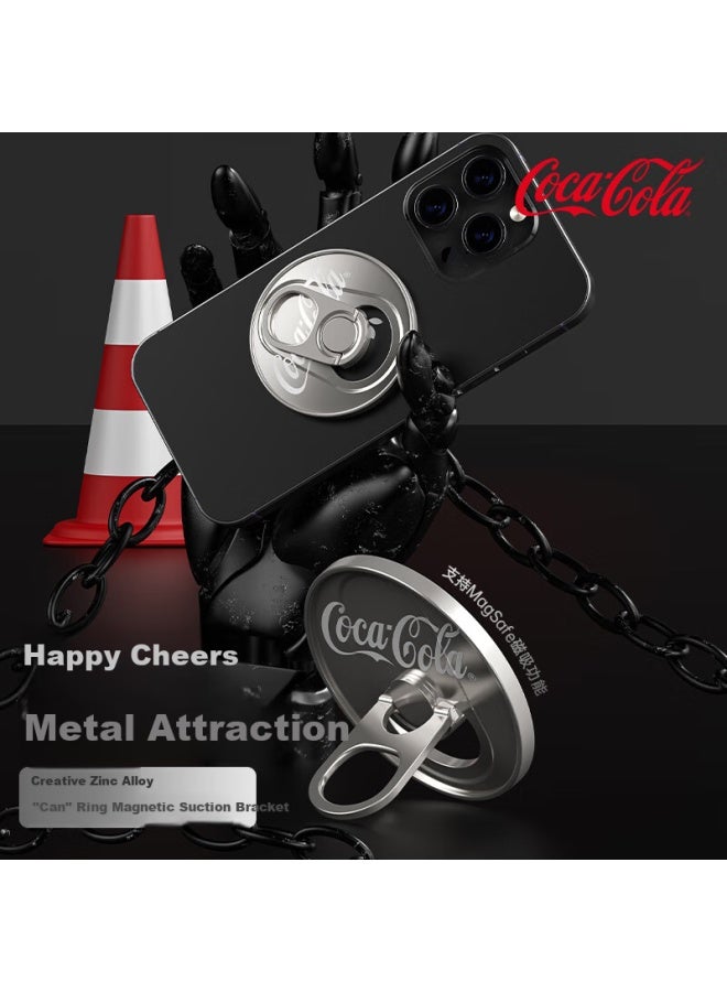 Coca-cola T14 Coca-cola Magnetic Phone Stand Creative Ring Buckle Suitable For Apple Huawei Android Phone Case Rotatable Lazy Drama Artifact - Image 2