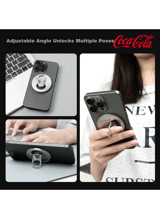 Coca-cola T14 Coca-cola Magnetic Phone Stand Creative Ring Buckle Suitable For Apple Huawei Android Phone Case Rotatable Lazy Drama Artifact - Image 5
